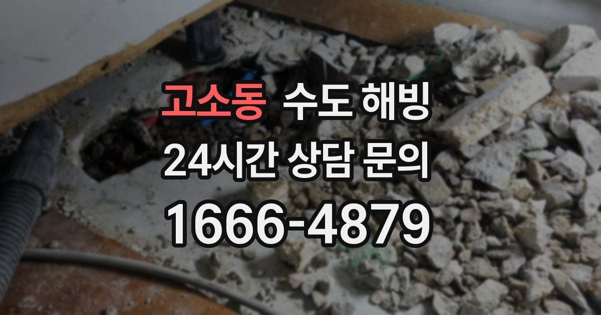 고소동 수도 해빙