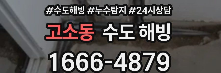 고소동 수도 해빙
