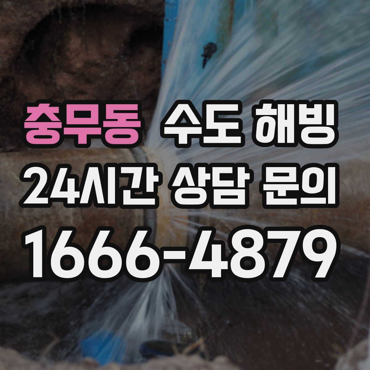 충무동 수도 해빙