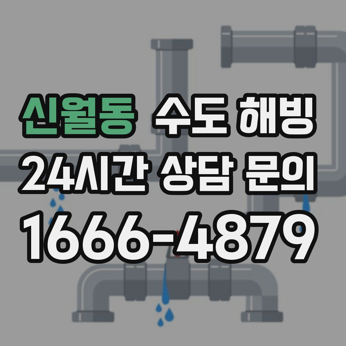 신월동 수도 해빙