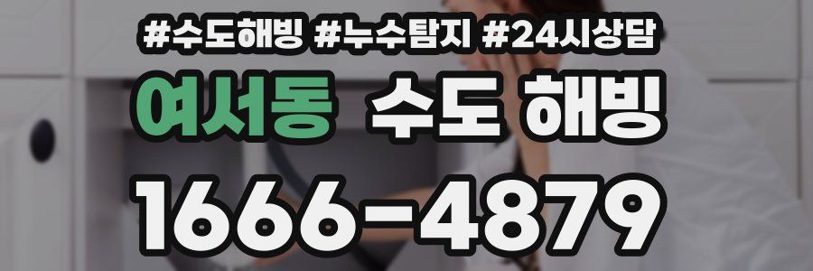 여서동 수도 해빙