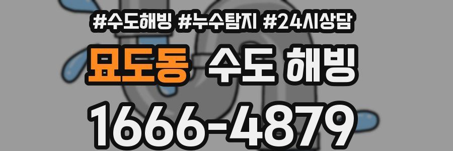 묘도동 수도 해빙