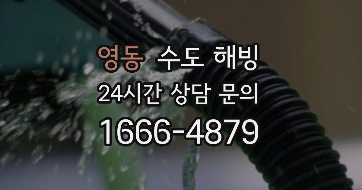 영동 수도 해빙