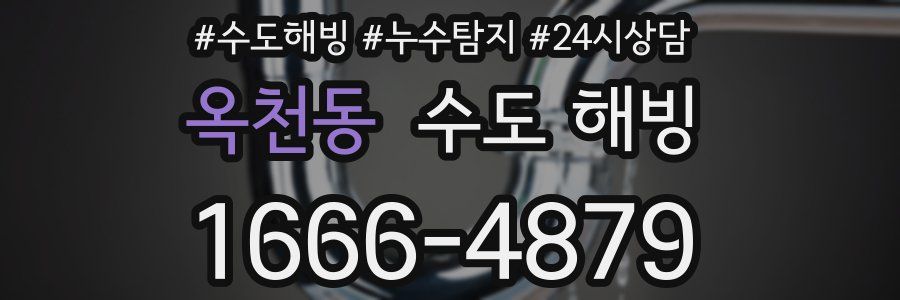 옥천동 수도 해빙