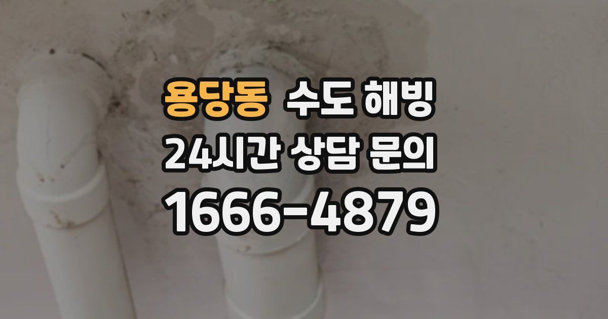 용당동 수도 해빙