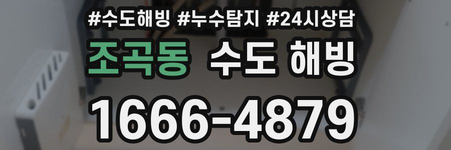 조곡동 수도 해빙