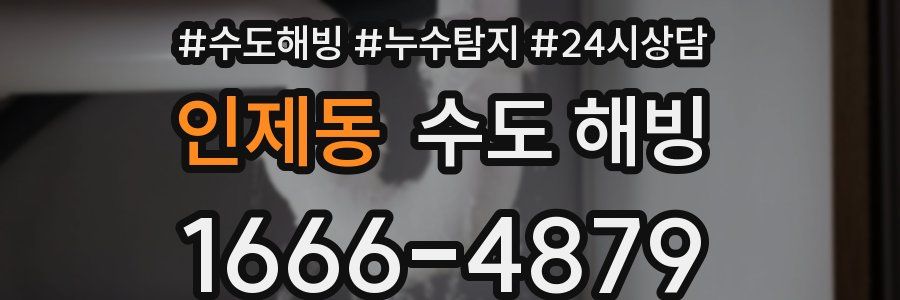 인제동 수도 해빙