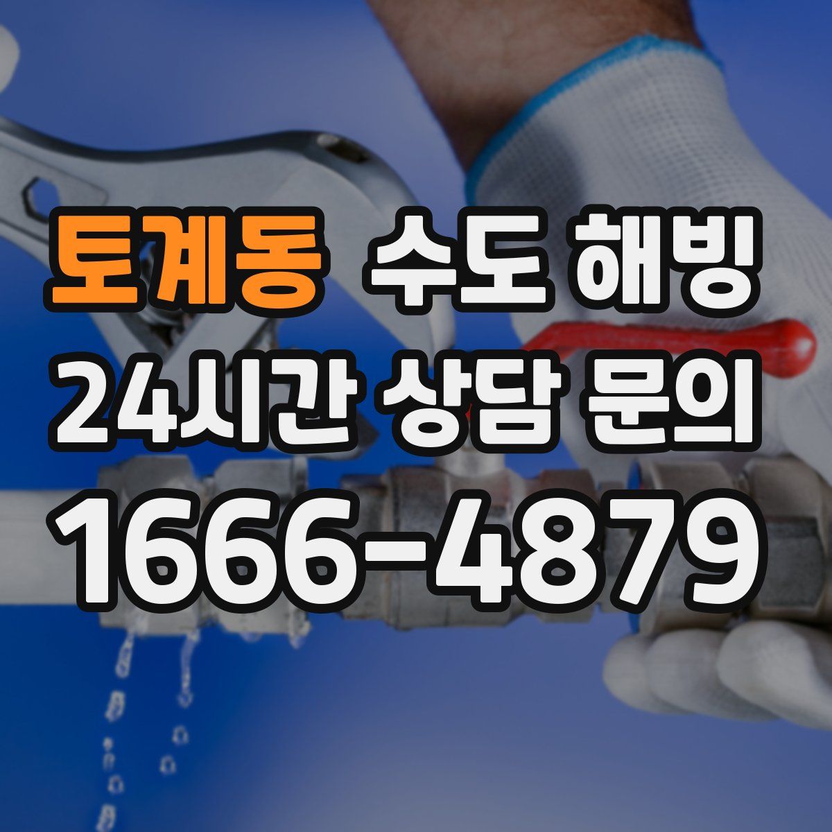 토계동 수도 해빙