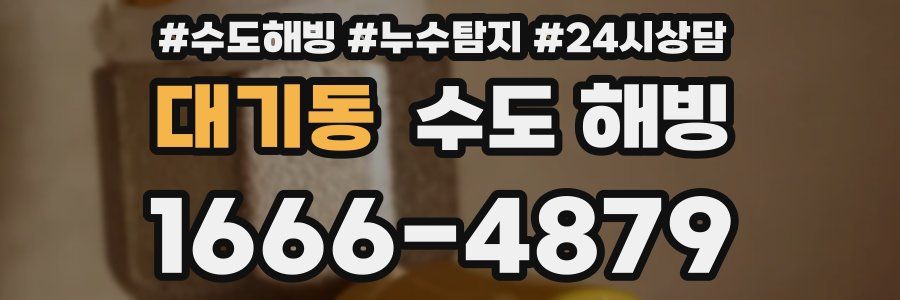 대기동 수도 해빙