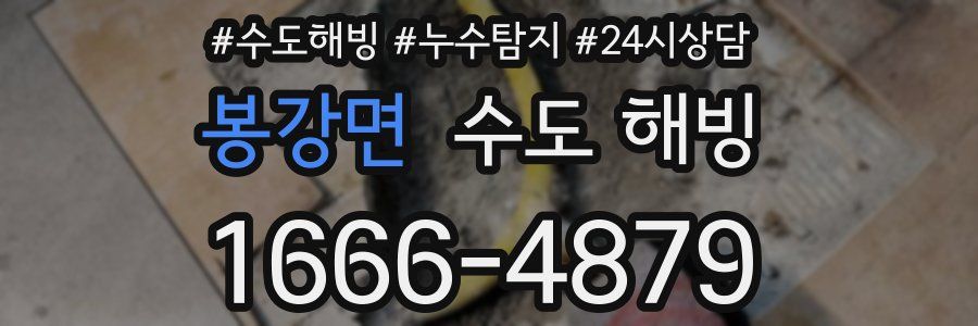 봉강면 수도 해빙