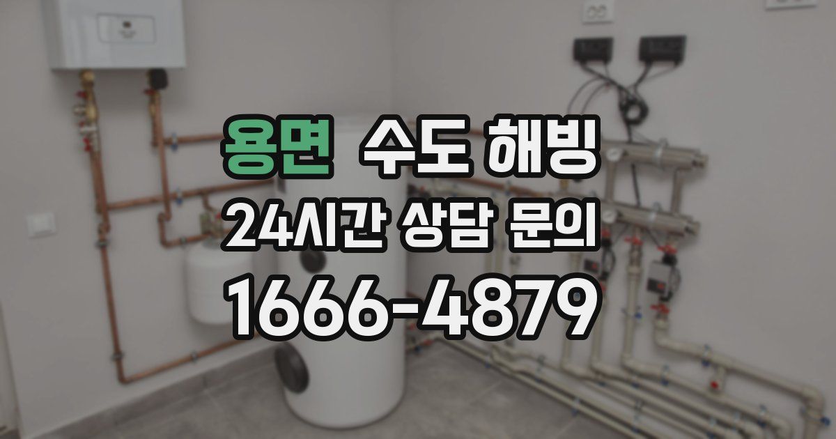 용면 수도 해빙