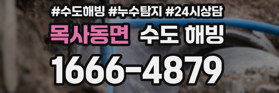 목사동면 수도 해빙