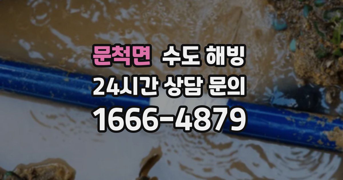 문척면 수도 해빙