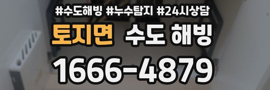 토지면 수도 해빙