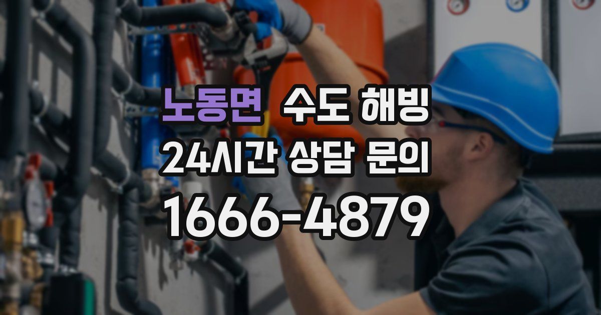 노동면 수도 해빙