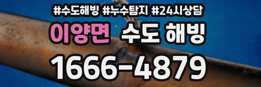이양면 수도 해빙