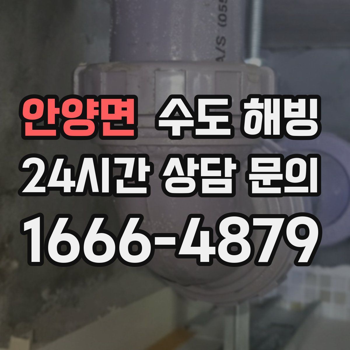 안양면 수도 해빙