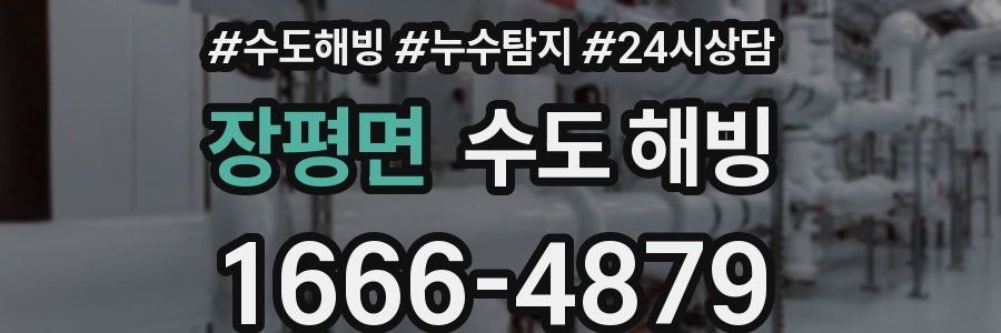 장평면 수도 해빙