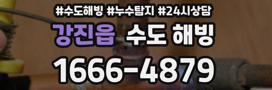 강진읍 수도 해빙