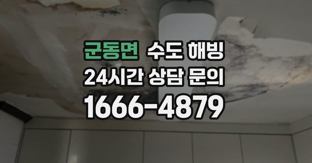 군동면 수도 해빙