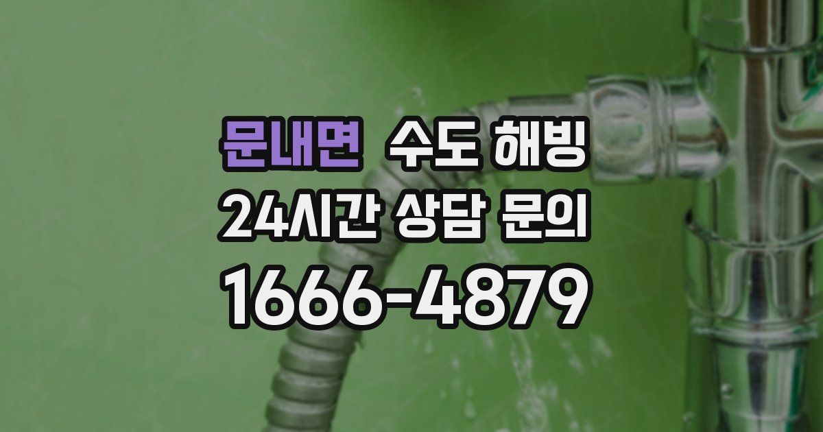 문내면 수도 해빙