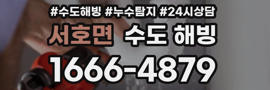 서호면 수도 해빙