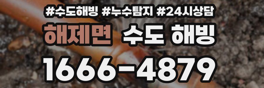 해제면 수도 해빙