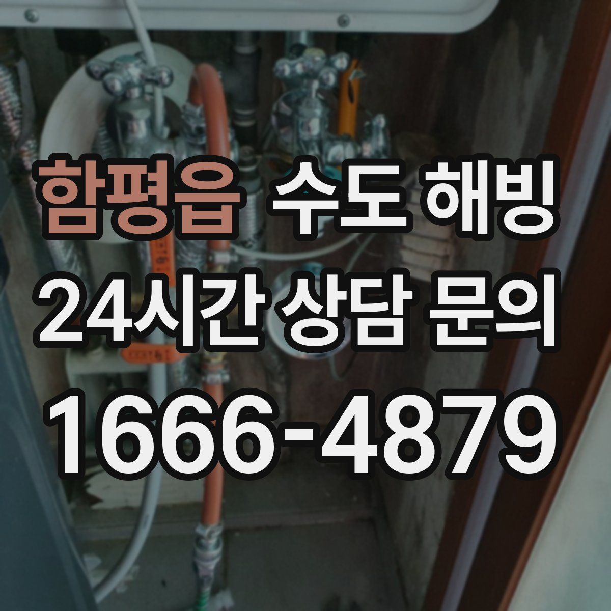 함평읍 수도 해빙