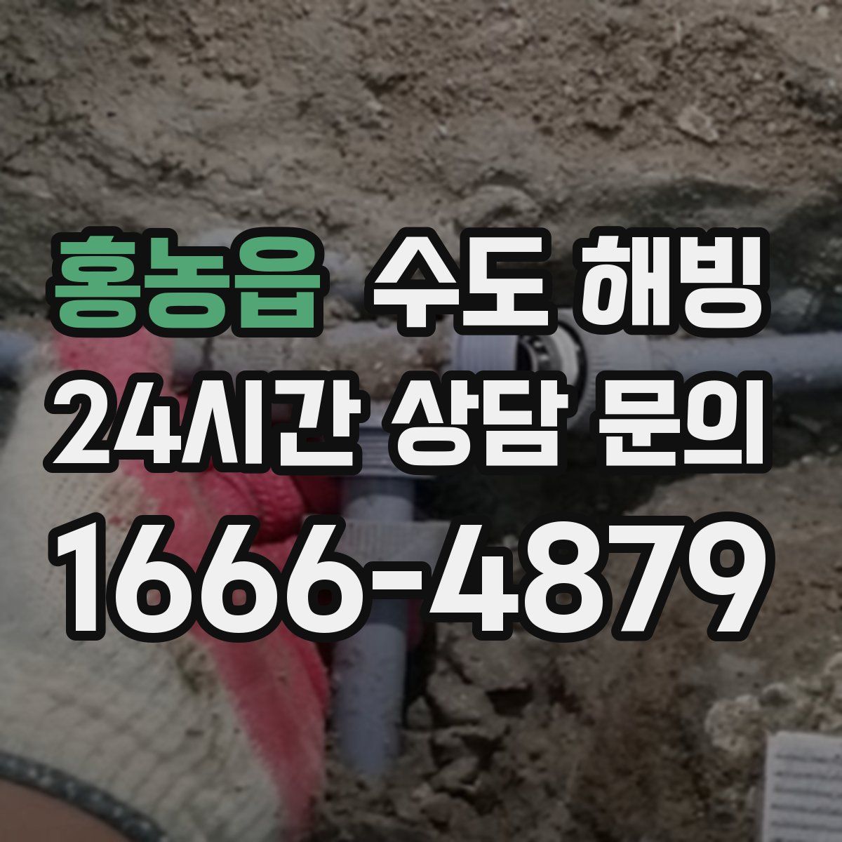 홍농읍 수도 해빙