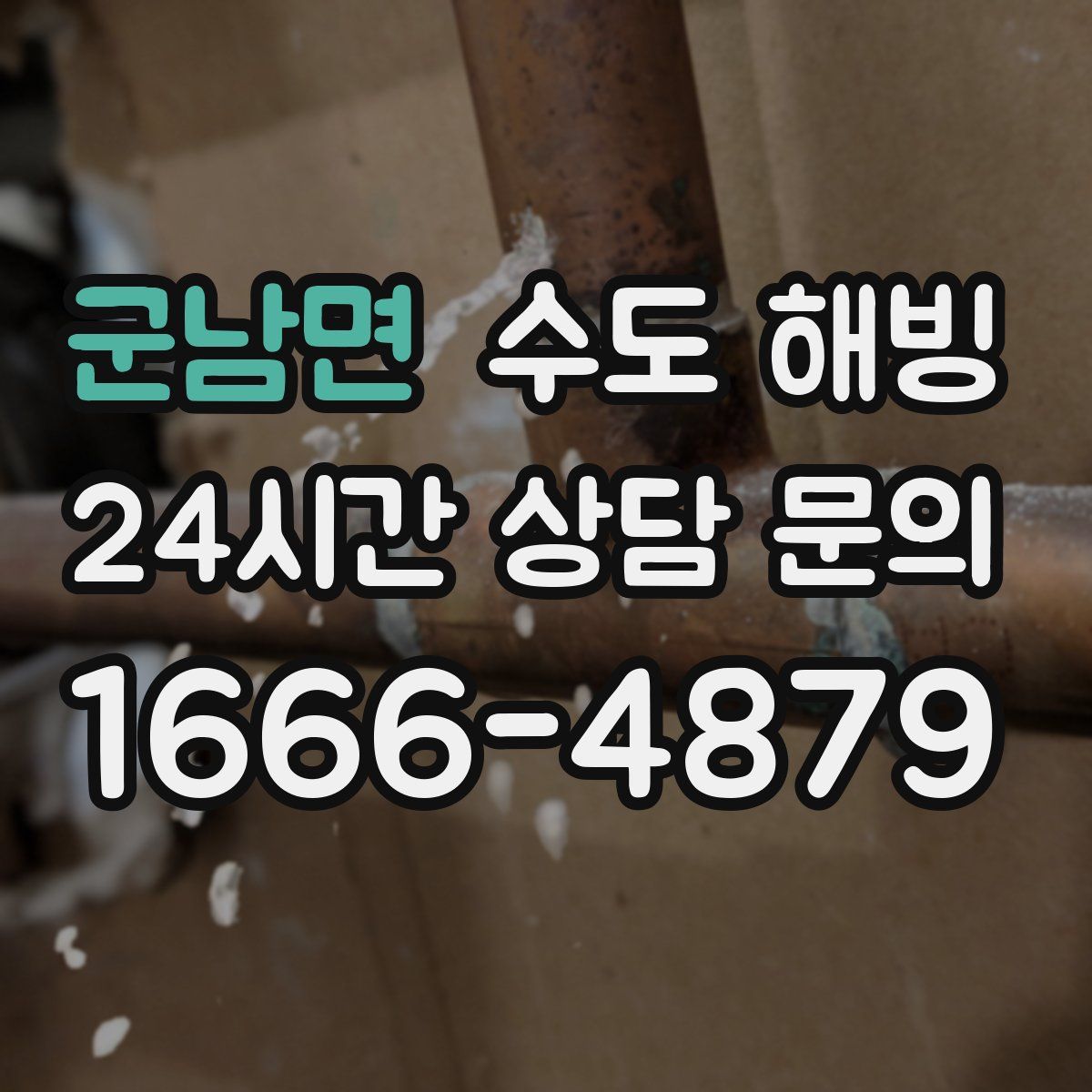 군남면 수도 해빙