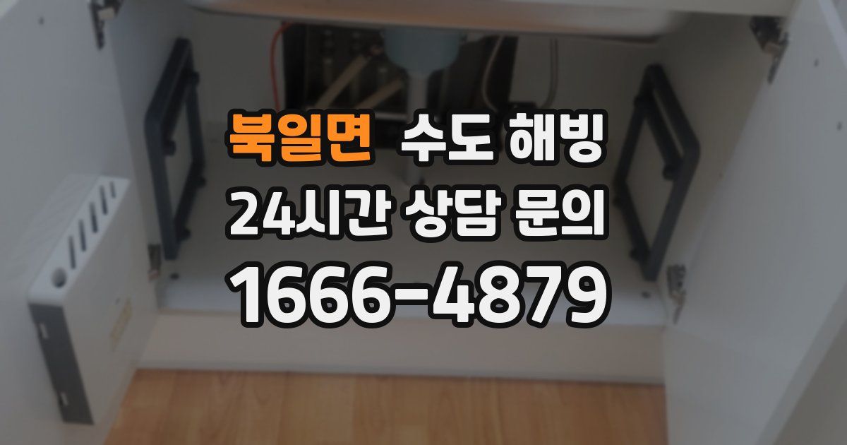 북일면 수도 해빙