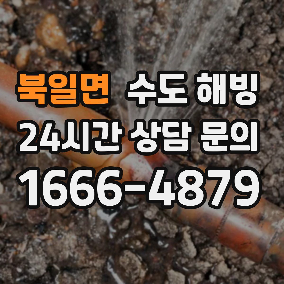 북일면 수도 해빙