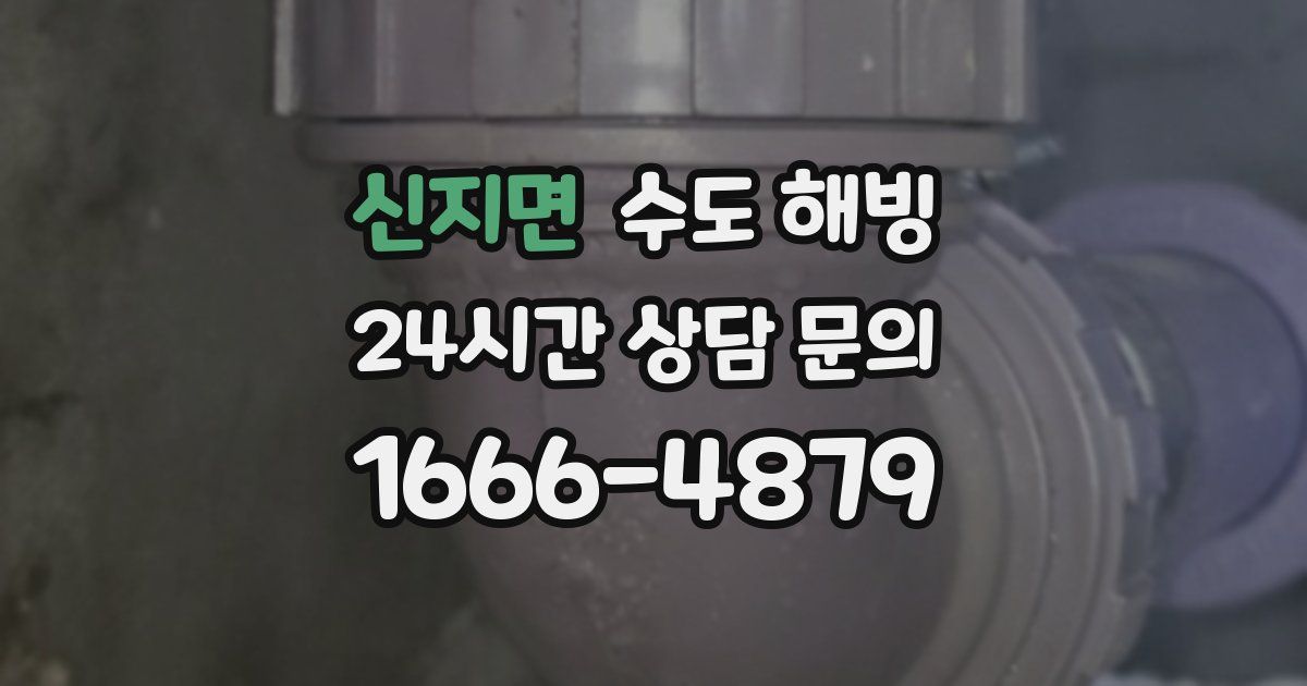 신지면 수도 해빙