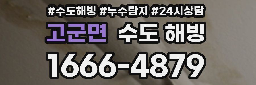 고군면 수도 해빙