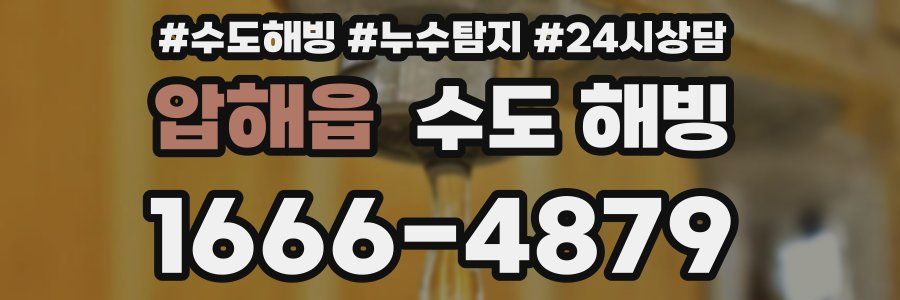 압해읍 수도 해빙