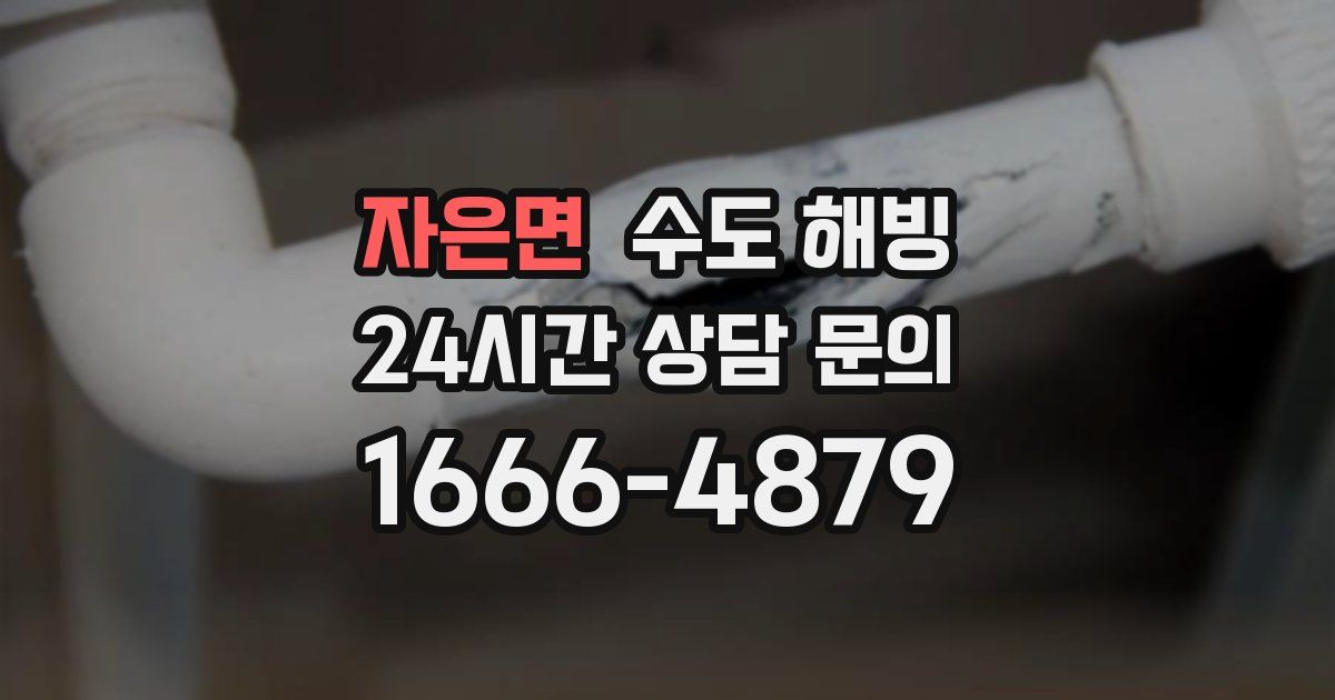 자은면 수도 해빙