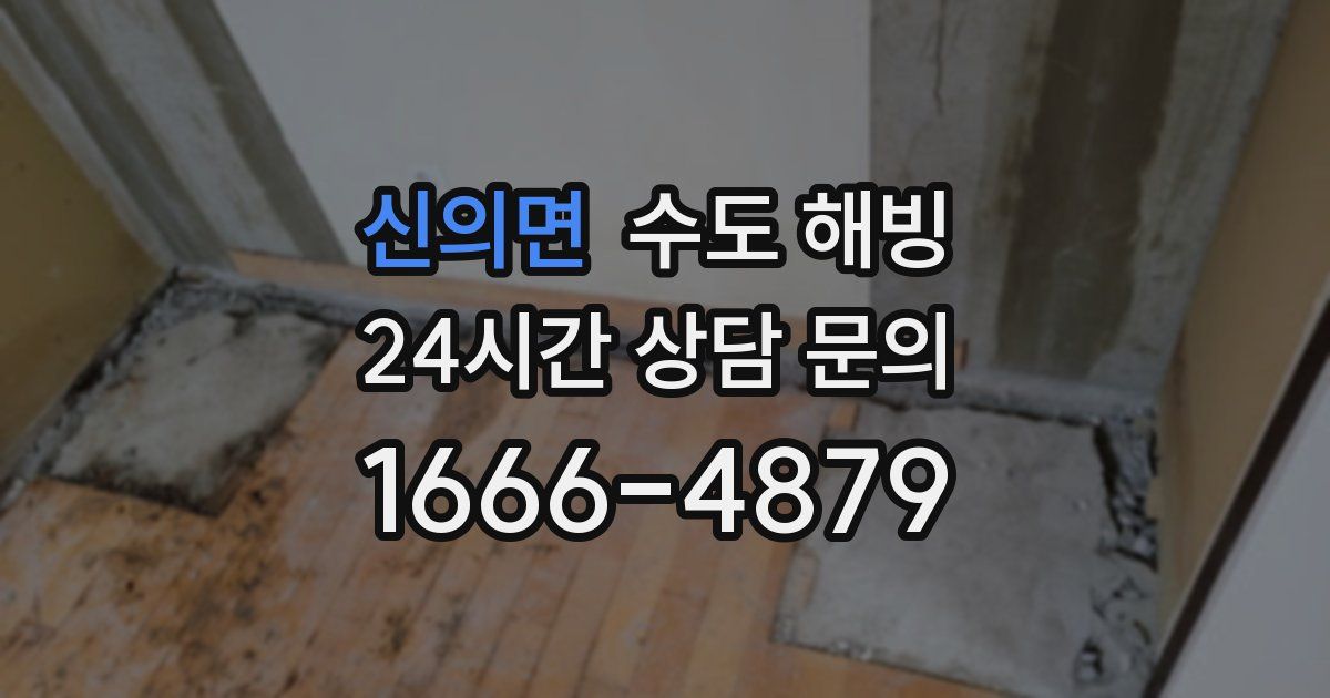 신의면 수도 해빙