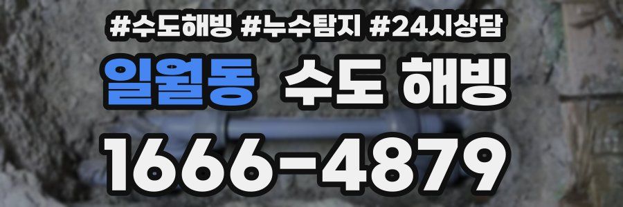 일월동 수도 해빙