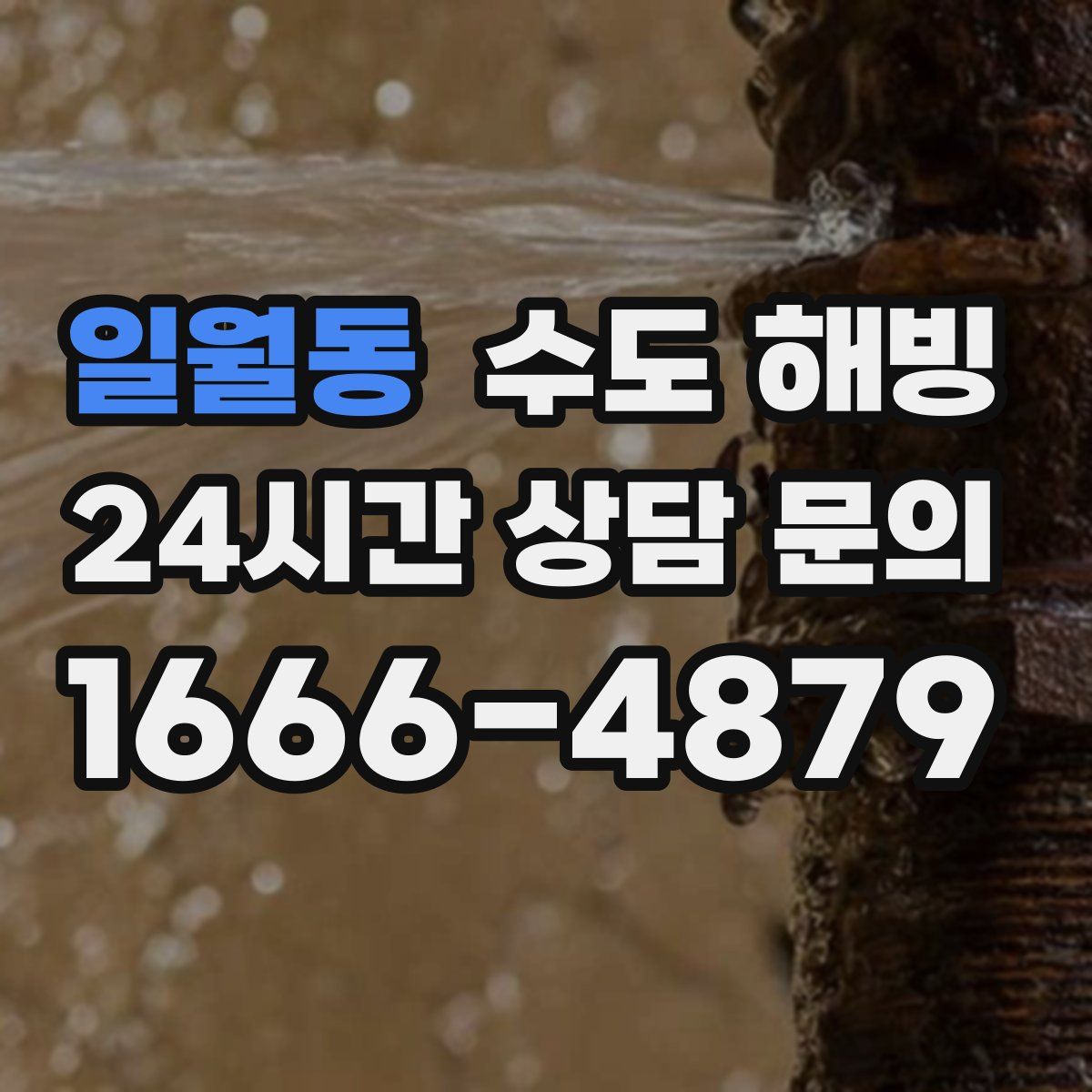 일월동 수도 해빙