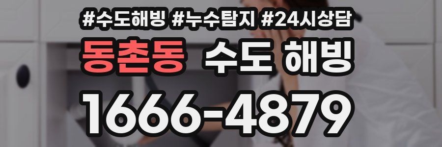 동촌동 수도 해빙