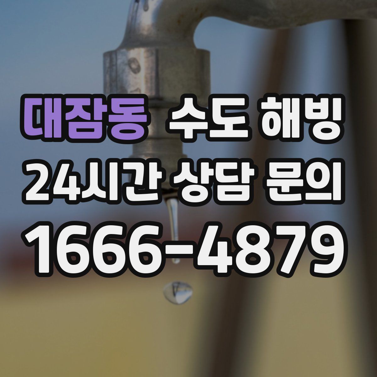 대잠동 수도 해빙