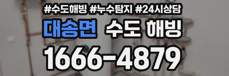 대송면 수도 해빙