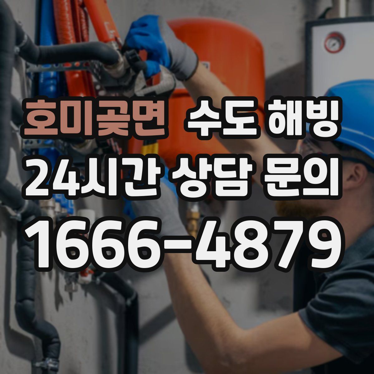 호미곶면 수도 해빙