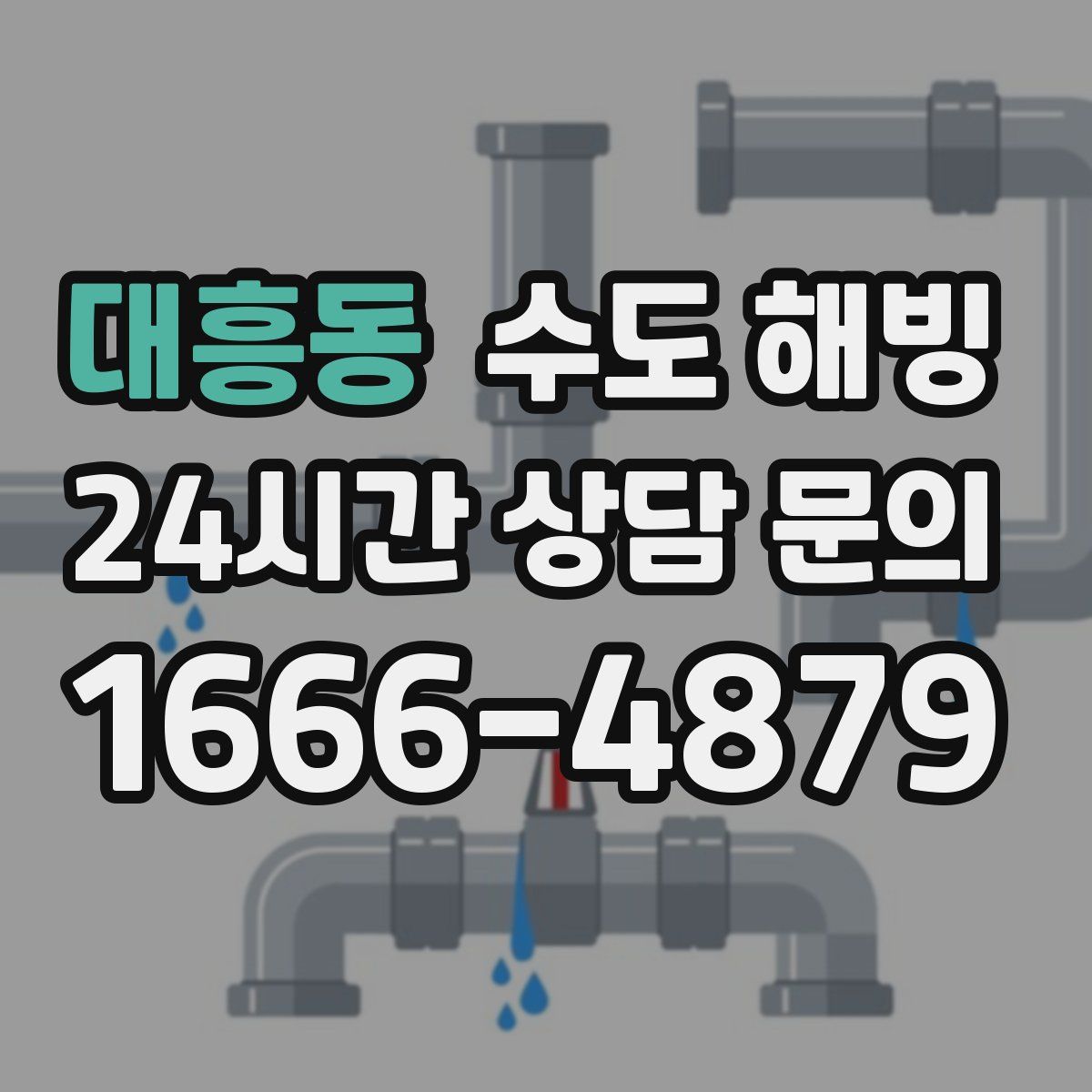 대흥동 수도 해빙