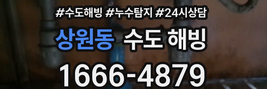 상원동 수도 해빙