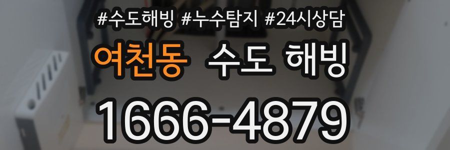 여천동 수도 해빙