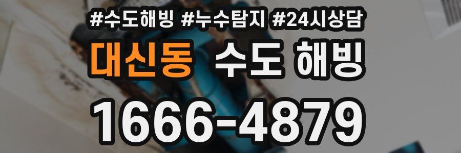 대신동 수도 해빙