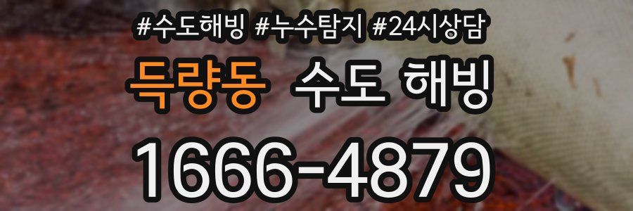 득량동 수도 해빙