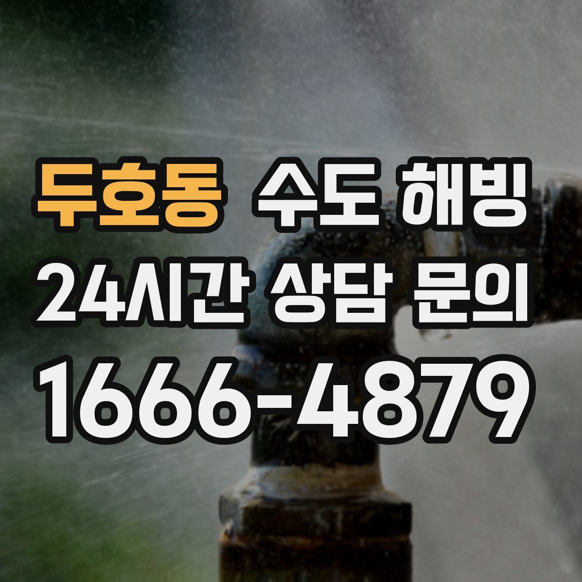 두호동 수도 해빙