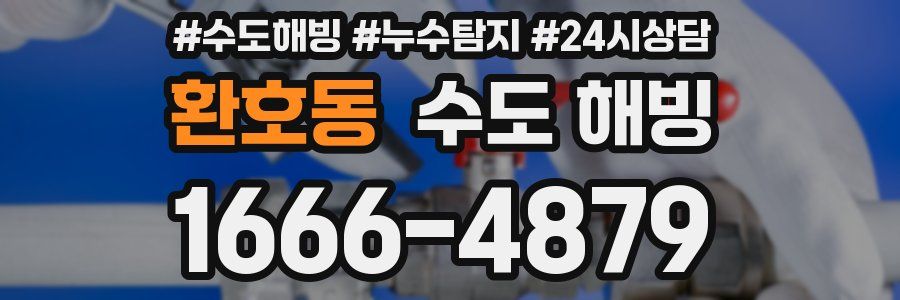 환호동 수도 해빙